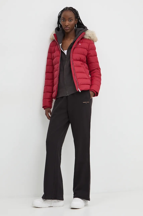 Tommy Jeans pehelydzseki DW0DW18312 piros AW25