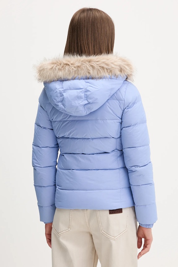 Îmbrăcăminte Tommy Jeans geacă de puf DW0DW18312 violet
