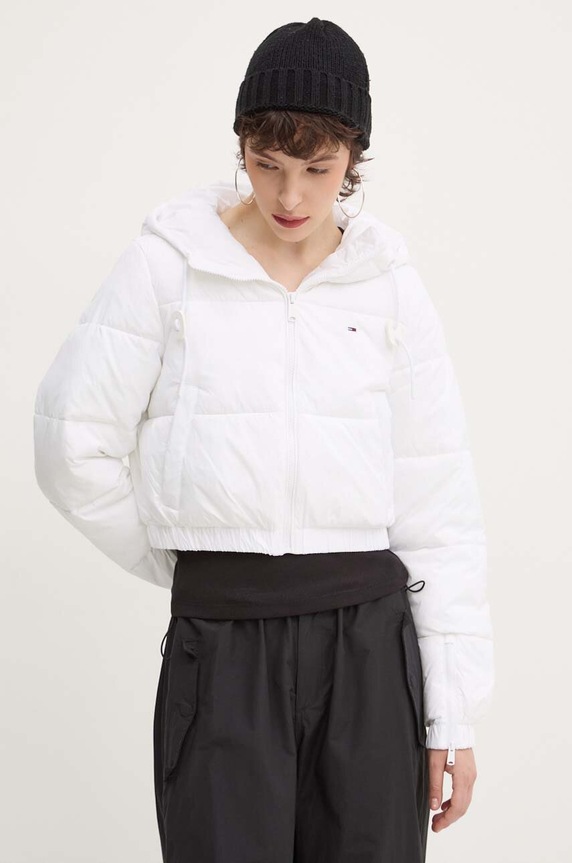 Tommy Jeans kurtka pozostałe biały DW0DW18313