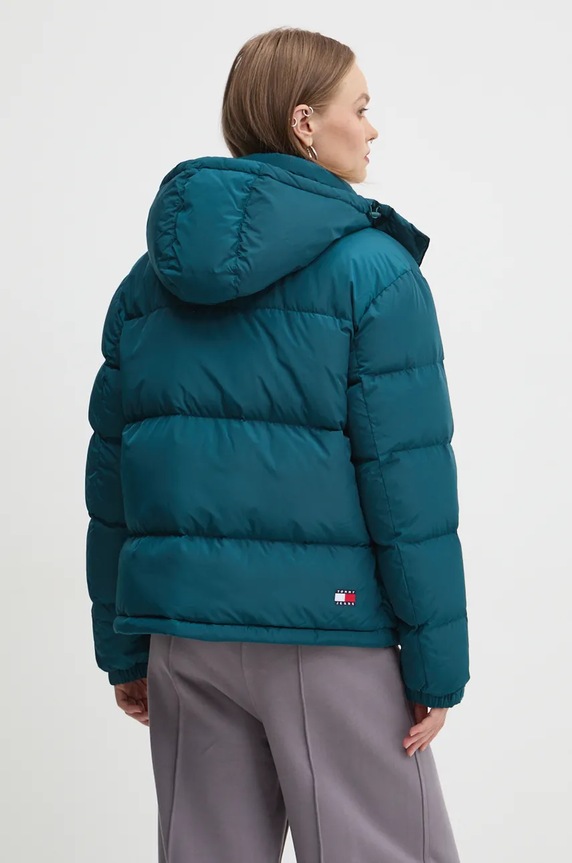 Îmbrăcăminte Tommy Jeans geaca de puf DW0DW18610 turcoaz