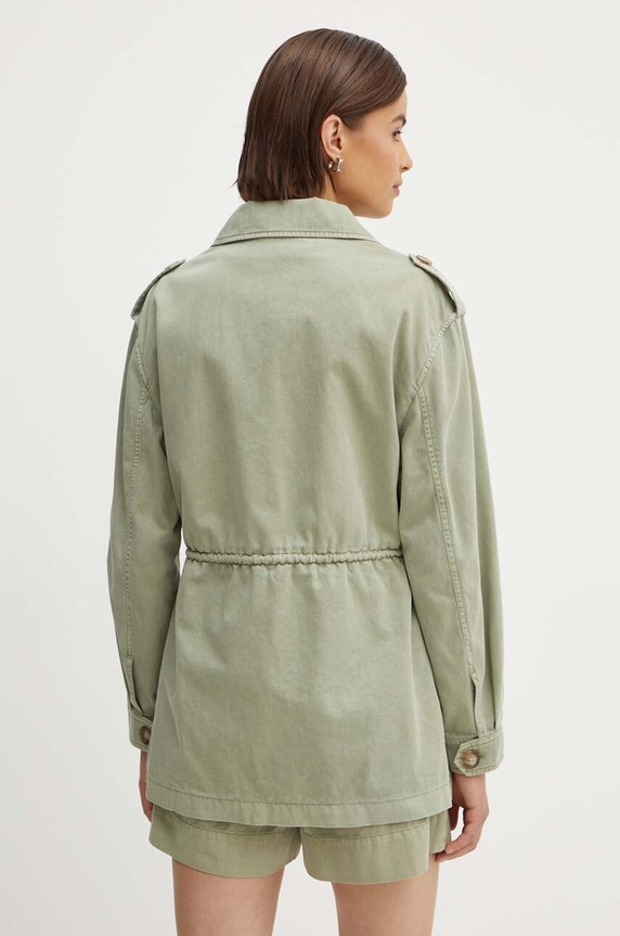 Ρούχα Τζιν μπουφάν Pepe Jeans ANNIE PL402425 πράσινο