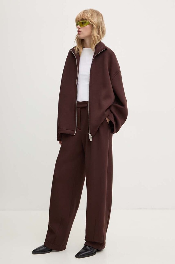 Mikina Remain Soft Zipped Jacket 501932578 hnědá AW24