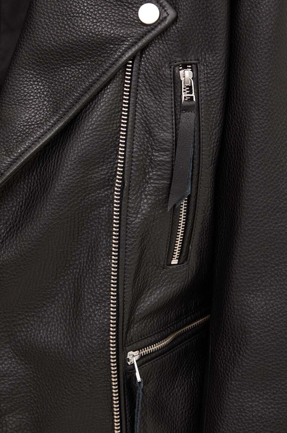 Remain ramoneska skórzana Biker Leather Jacket 502123100 czarny