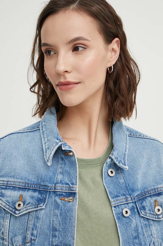 Τζιν μπουφάν Pepe Jeans REGULAR JACKET μπλε PL402432MP4