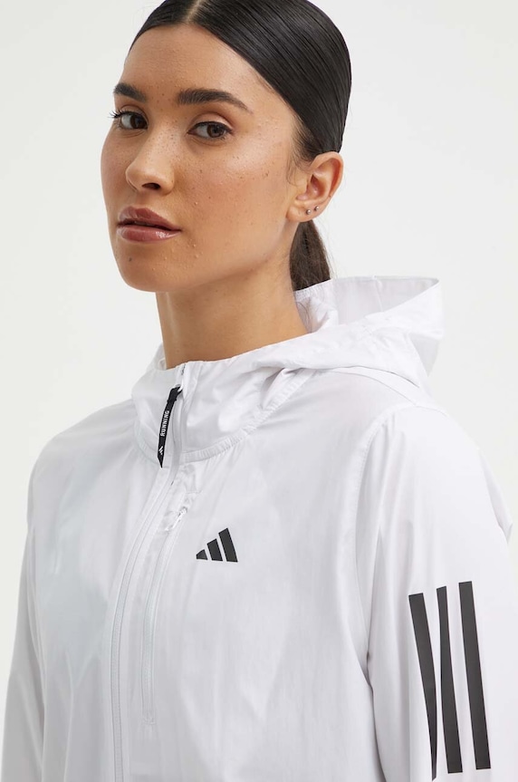 adidas Performance kurtka do biegania Own The Run biały IK7445