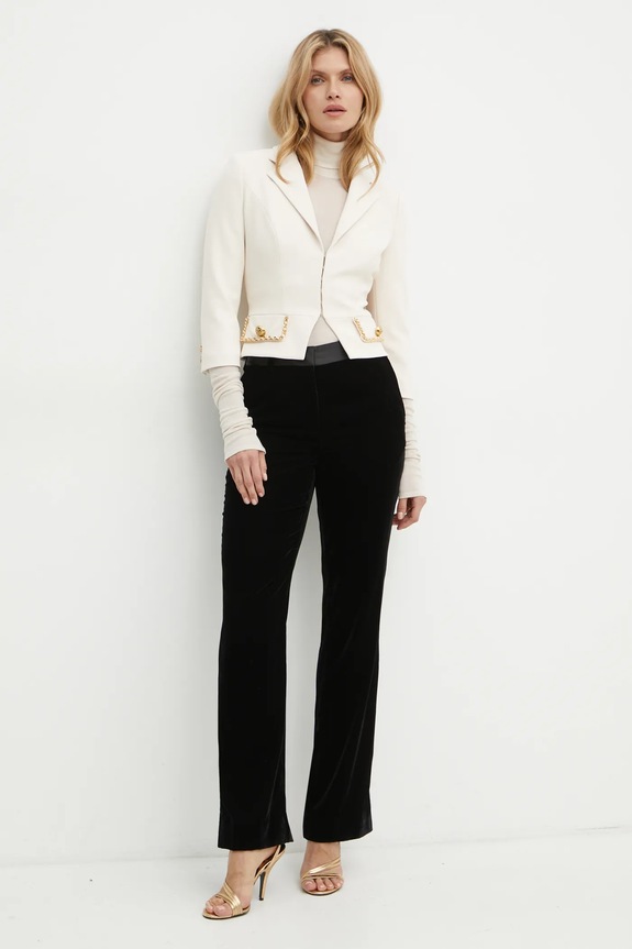 Σακάκι Elisabetta Franchi GIT8546E2 μπεζ AW24