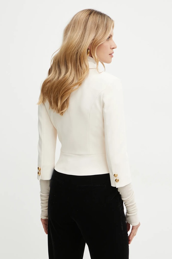 Ρούχα Σακάκι Elisabetta Franchi GIT8546E2 μπεζ