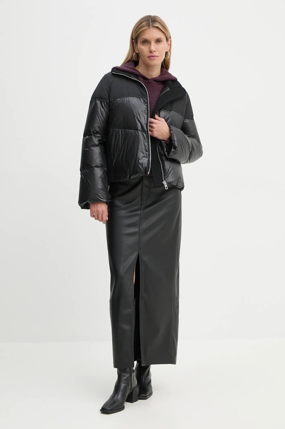 Пухено яке Marc O'Polo 409099870369 черен AW24