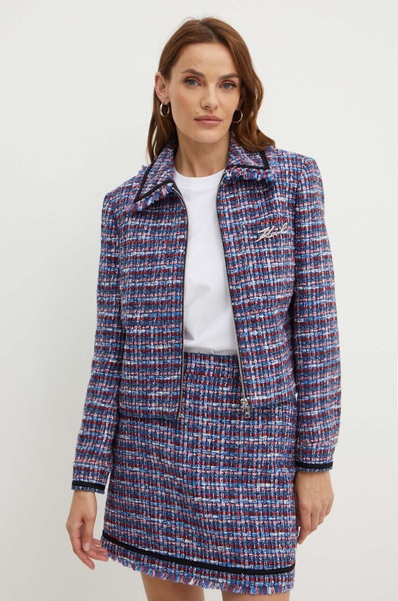 Karl Lagerfeld geaca cu captuseala multicolor 245W1403