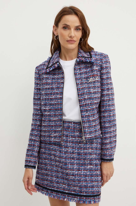 Karl Lagerfeld geaca cu captuseala multicolor 245W1403