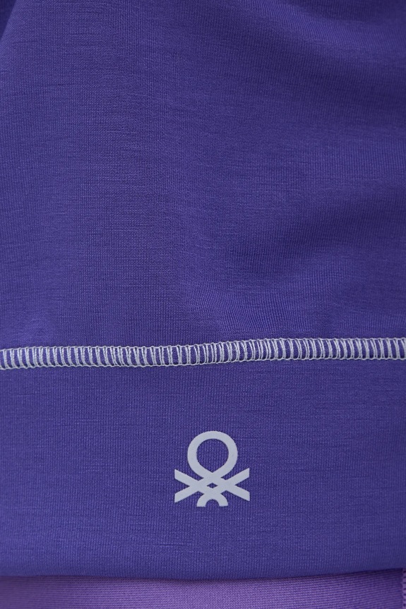 Mikina United Colors of Benetton 3JLC3M06H fialová