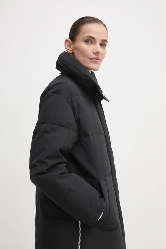 Dkny rövid kabát fekete D2G4A178
