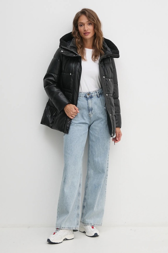 Bunda Dkny DLEMPN75 čierna AW24