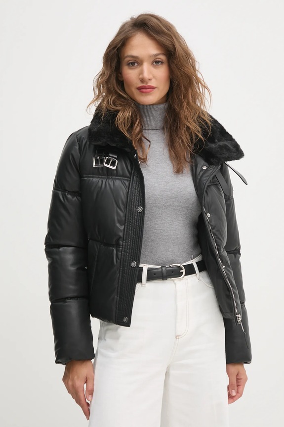 Bunda Dkny čierna DLEMPU23