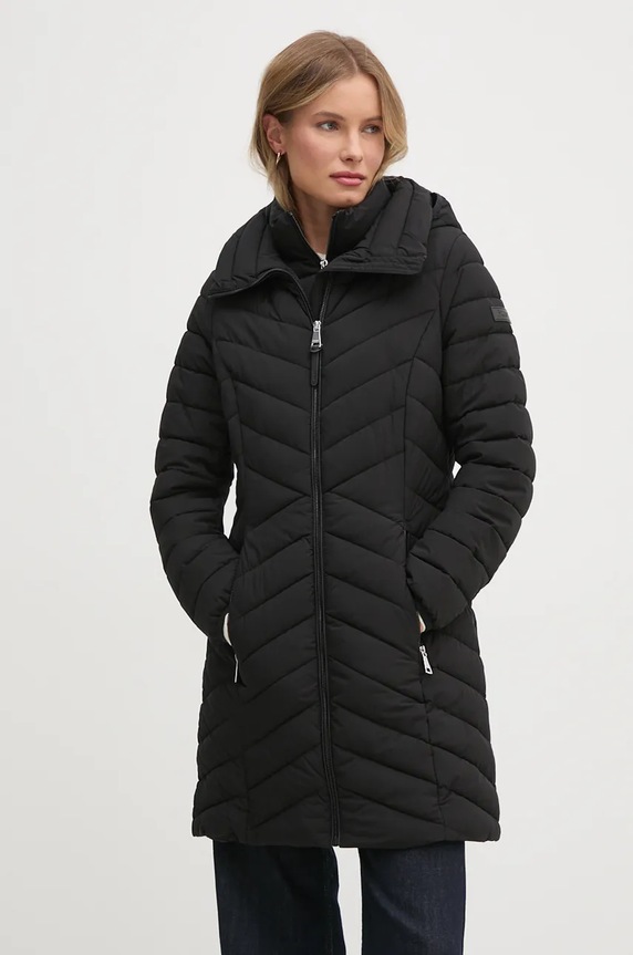 Bunda Dkny jemné zateplenie čierna DLEMPN46