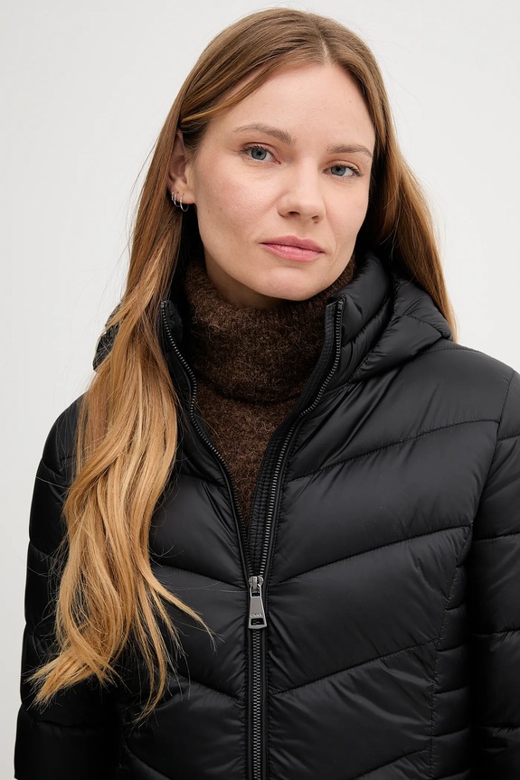 Dkny rövid kabát fekete DLEMPR20