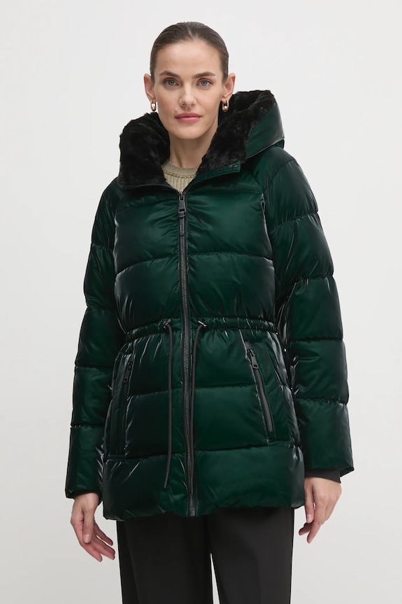 Bunda Dkny zateplené zelená DLEMPS63