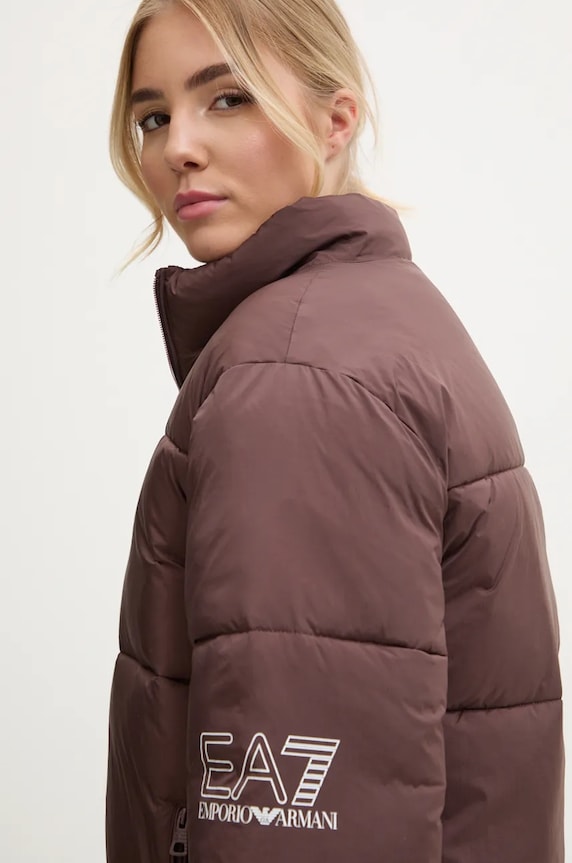 Jakna EA7 Emporio Armani smeđa PNHXZ.6DUB02.1755