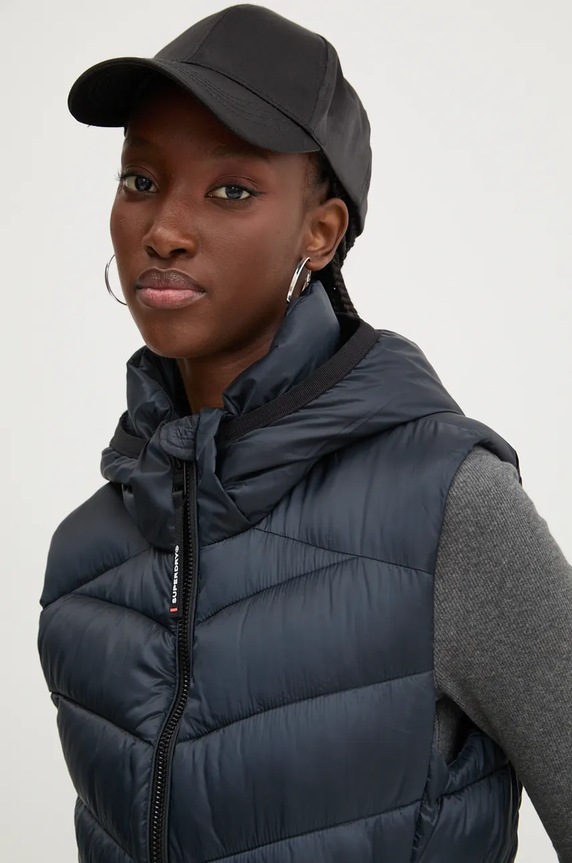 Superdry bezrękawnik W5011715A.98T granatowy