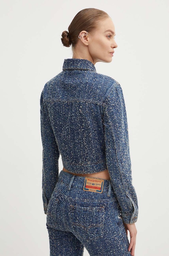 Ρούχα Τζιν μπουφάν Diesel DE-ATEL-S A14203.0PGAH μπλε