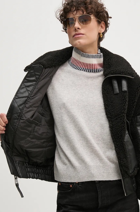 Bunda Alpha Industries Teddy PU Bomber 148001