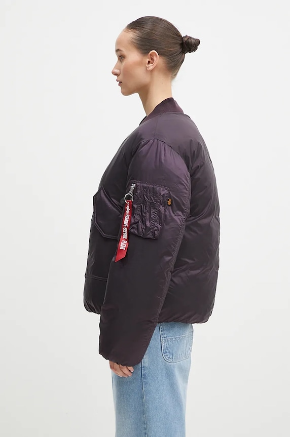 Bunda Alpha Industries 148004 fialová AW24