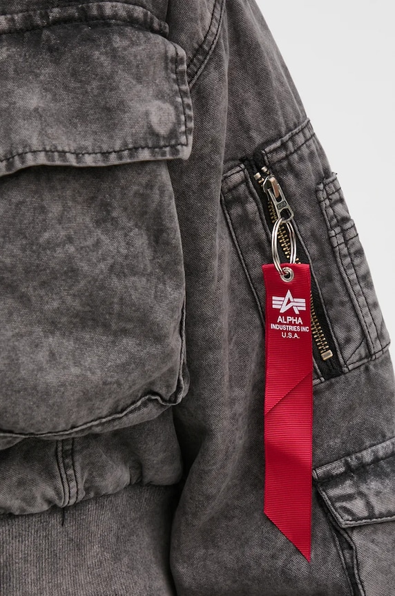 Bomber bunda Alpha Industries 148008 šedá