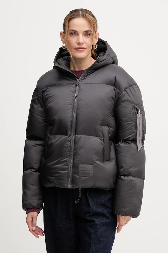 Alpha Industries rövid kabát szigetelt szürke 148006