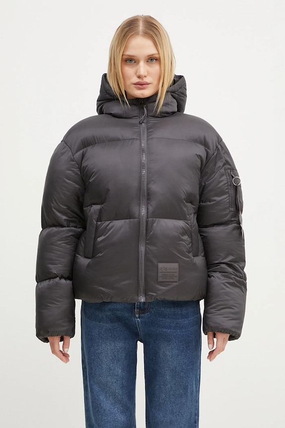 Bunda Alpha Industries iný sivá 148006