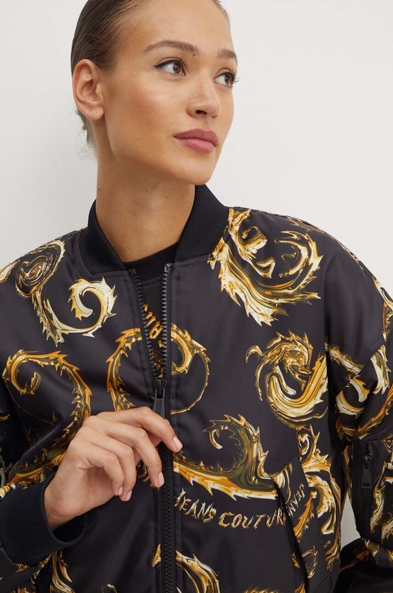 Versace Jeans Couture kurtka bomber czarny 77HAS408.CQD64