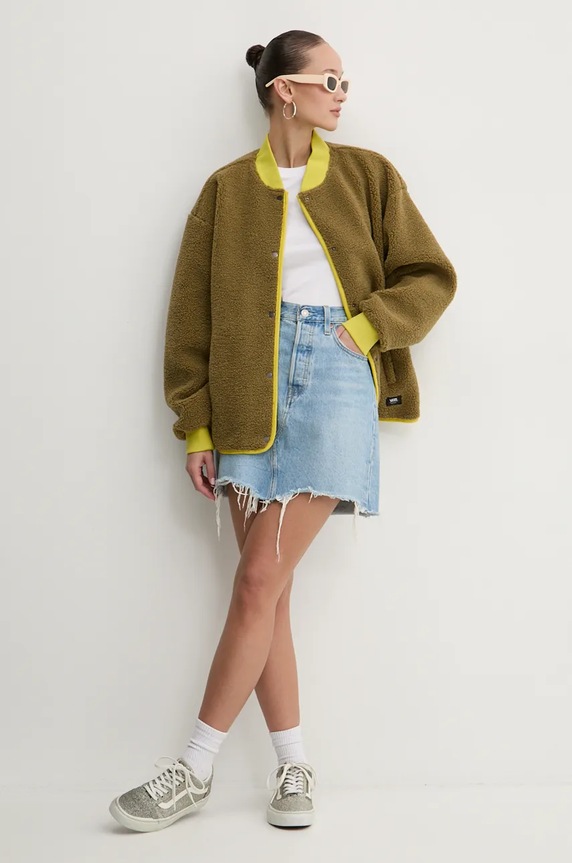 Vans rövid kabát VN000JU5CUQ1 zöld AW24