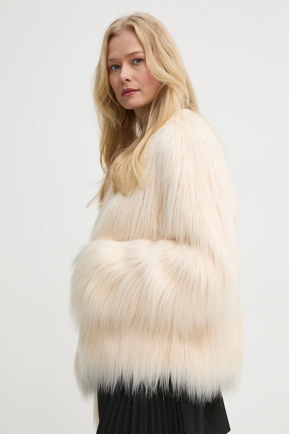 The Kooples geaca cu captuseala bej FFOU29000K