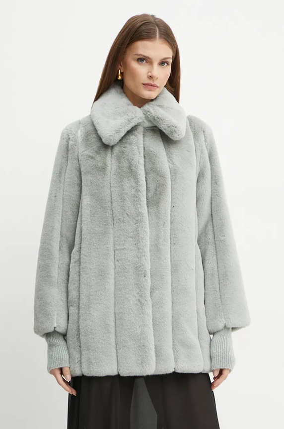 Patrizia Pepe płaszcz bez kaptura szary 2O0163.E5T7