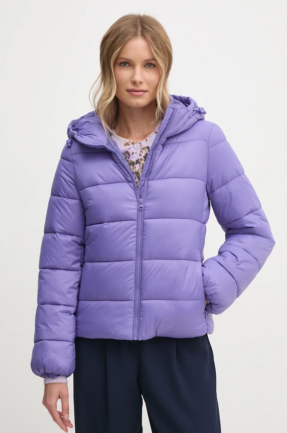 Jakna United Colors of Benetton Planet friendly ljubičasta 2NIWDN079