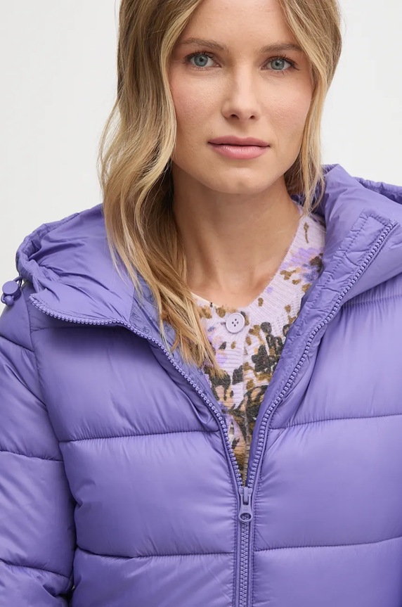 Jakna United Colors of Benetton ljubičasta 2NIWDN079