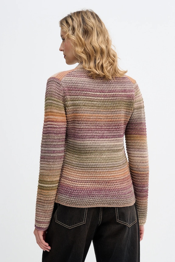 Îmbrăcăminte United Colors of Benetton cardigan din amestec de lână 105CD6880 verde