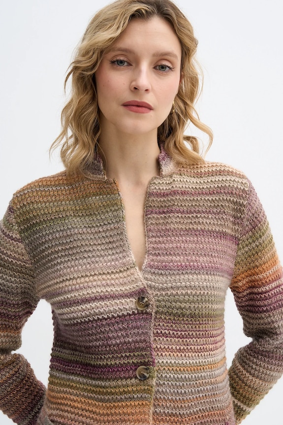 United Colors of Benetton cardigan din amestec de lână verde 105CD6880