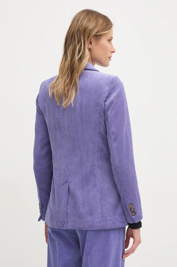 Abbigliamento United Colors of Benetton giacca in velluto 2Q5GDW02G violetto