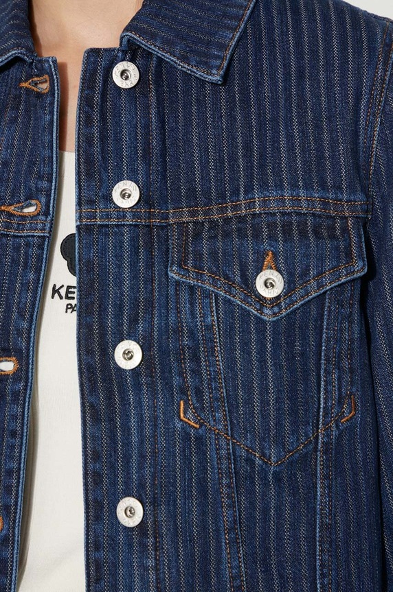 Kenzo giacca di jeans Trucker Jacket Stripped FE62DV2456F2.DD