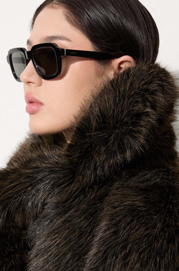 Яке Kenzo Short Fake Fur Blouson FE62BL1869FP.90 черен