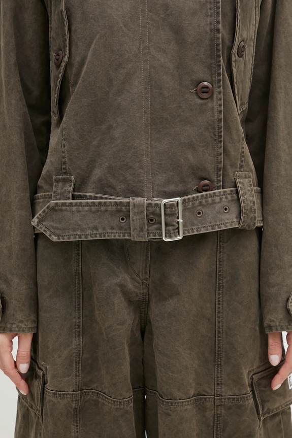 Куртка Kenzo Dyed Canvas Comber коричневый FE62OU2129GK.92