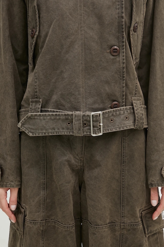Куртка Kenzo Dyed Canvas Comber коричневый FE62OU2129GK.92