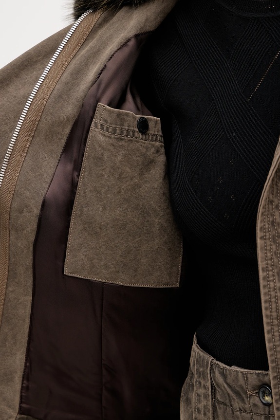 Kenzo kurtka Dyed Canvas Comber FE62OU2129GK.92