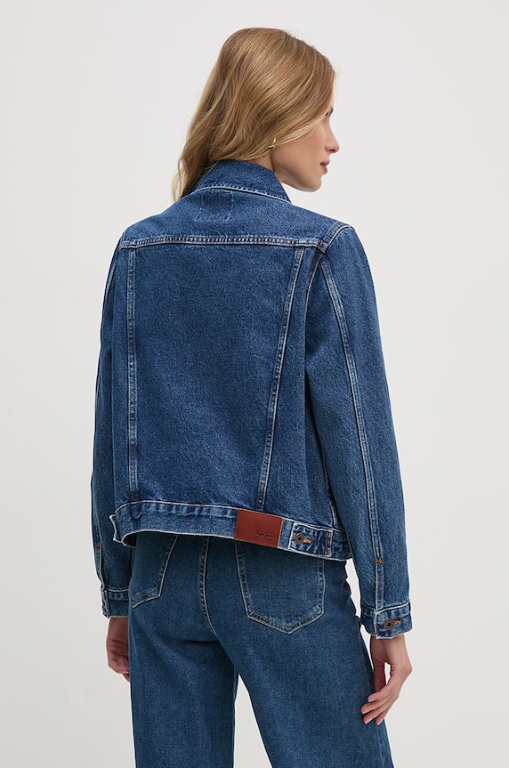 Odzież Pepe Jeans kurtka jeansowa REGULAR JACKET PL402432CT9 granatowy