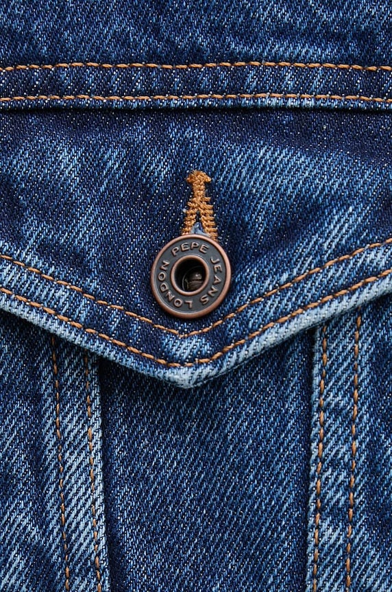 Pepe Jeans kurtka jeansowa REGULAR JACKET granatowy PL402432CT9