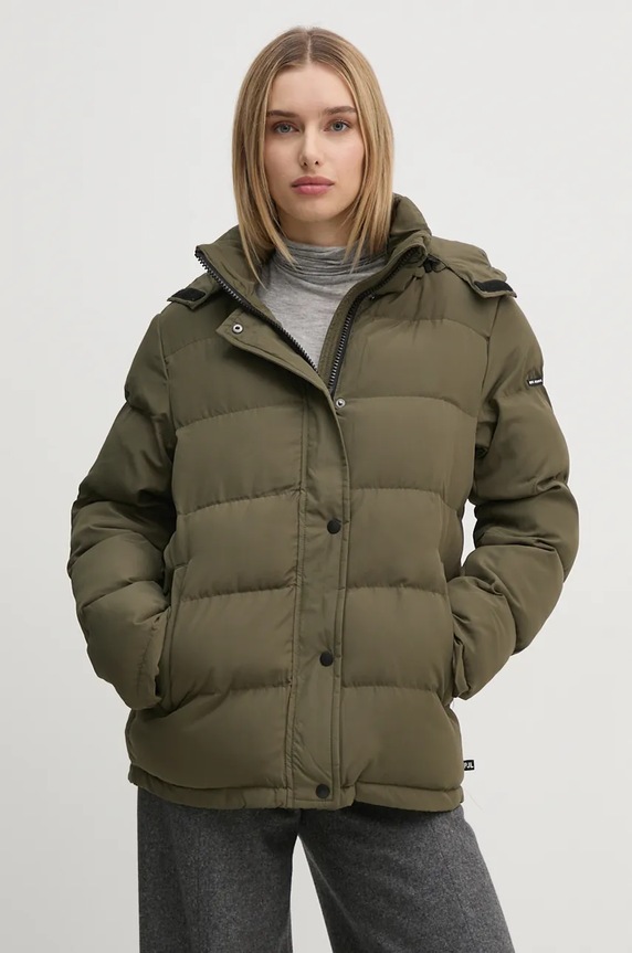 Куртка Pepe Jeans BIBI SHORT з утепленням зелений PL402438