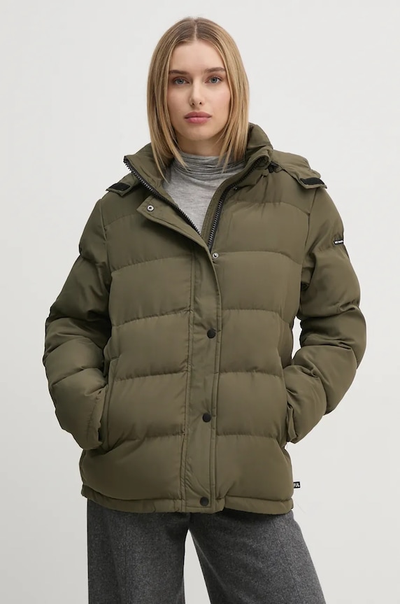 Куртка Pepe Jeans BIBI SHORT з утепленням зелений PL402438