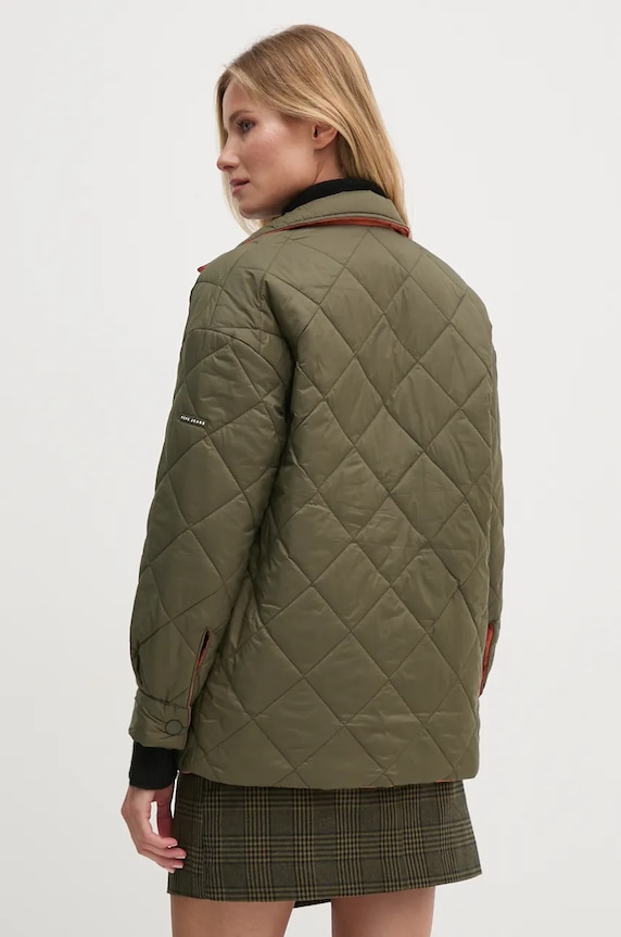 Pepe Jeans geaca cu doua fete CATY verde PL402441