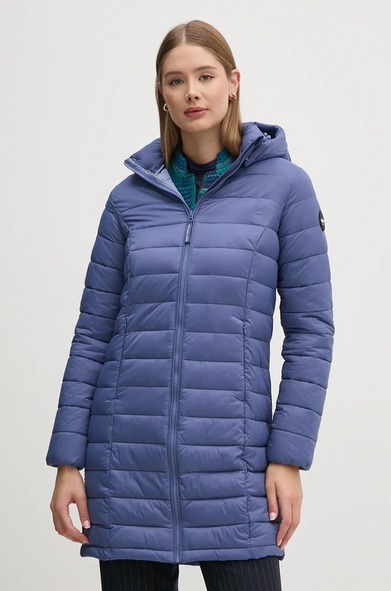 Pepe Jeans rövid kabát AMMY LONG szigetelt kék PL402442