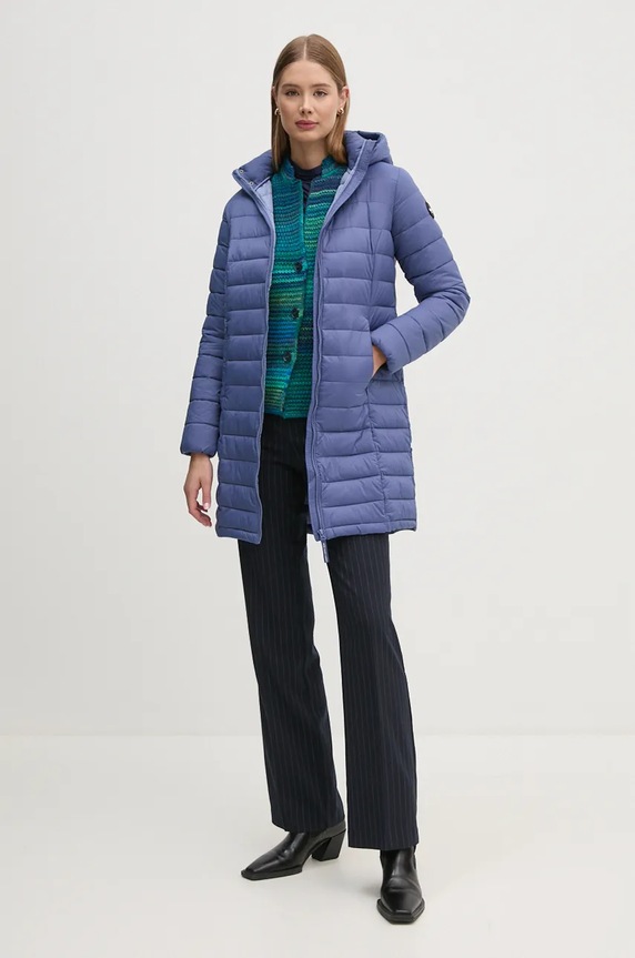 Pepe Jeans rövid kabát AMMY LONG PL402442 kék AW24